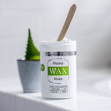 Maska nawilżająca do włosów cienkich lub przetłuszczających się WAX ALOES 480ml