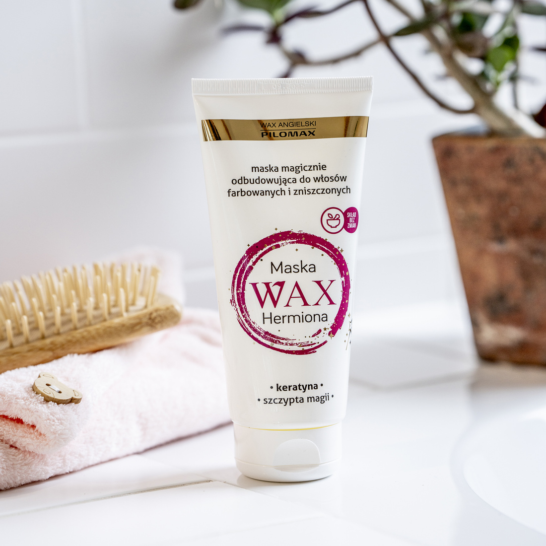 Maska magicznie odbudowująca z keratyną WAX HERMIONA 200ml