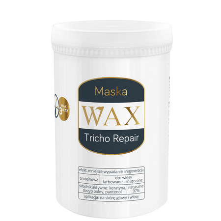 Regenerująca maska do włosów i skóry głowy przeciw wypadaniu WAX REPAIR 480 ml