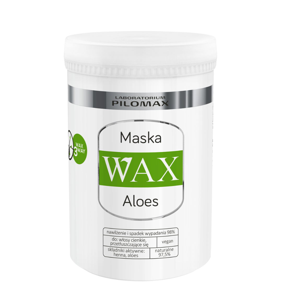 Maska nawilżająca do włosów cienkich lub przetłuszczających się WAX ALOES 480ml