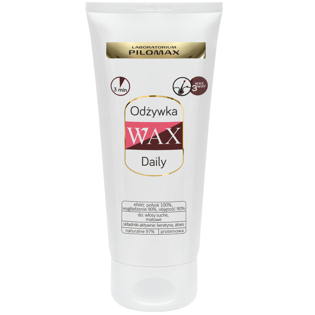 Odżywka keratynowa do włosów suchych, łamliwych i puszących się WAX DAILY 200ml