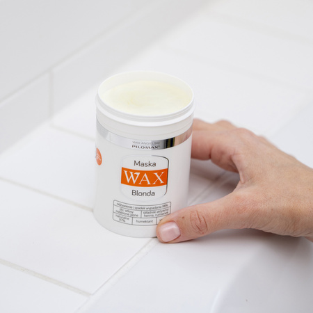 Maska nawilżająca na wypadanie do włosów blond, niefarbowanych WAX BLONDA 240ml