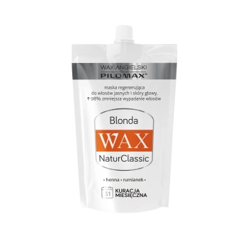 Maska regenerująca do włosów jasnych BLONDA WAX NaturClassic
